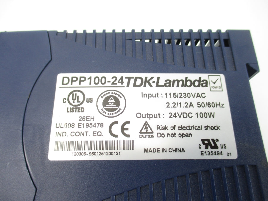 TDK LAMBDA DPP100-24 115/230VAC 1.2/2.2A NSNP