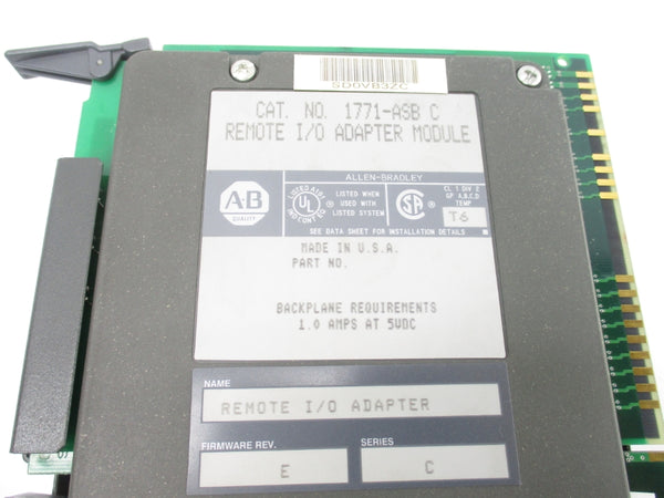 ALLEN BRADLEY 1771-ASB SER. C F/W E UNMP