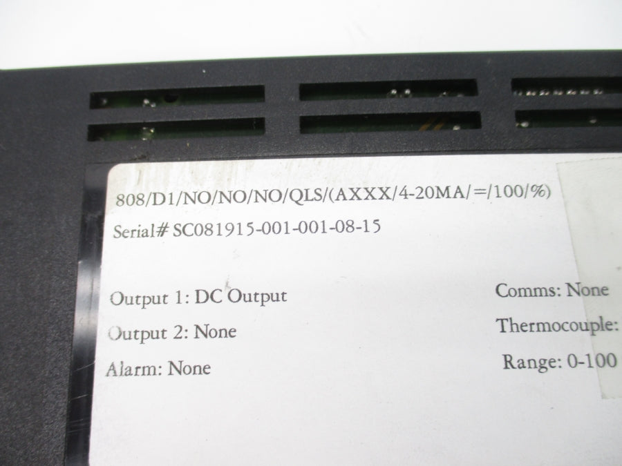 EUROTHEM 808/D1/NO/NO/NO/QLS/(AXXX/4-20MA/=/100%) 0-100 NSNP