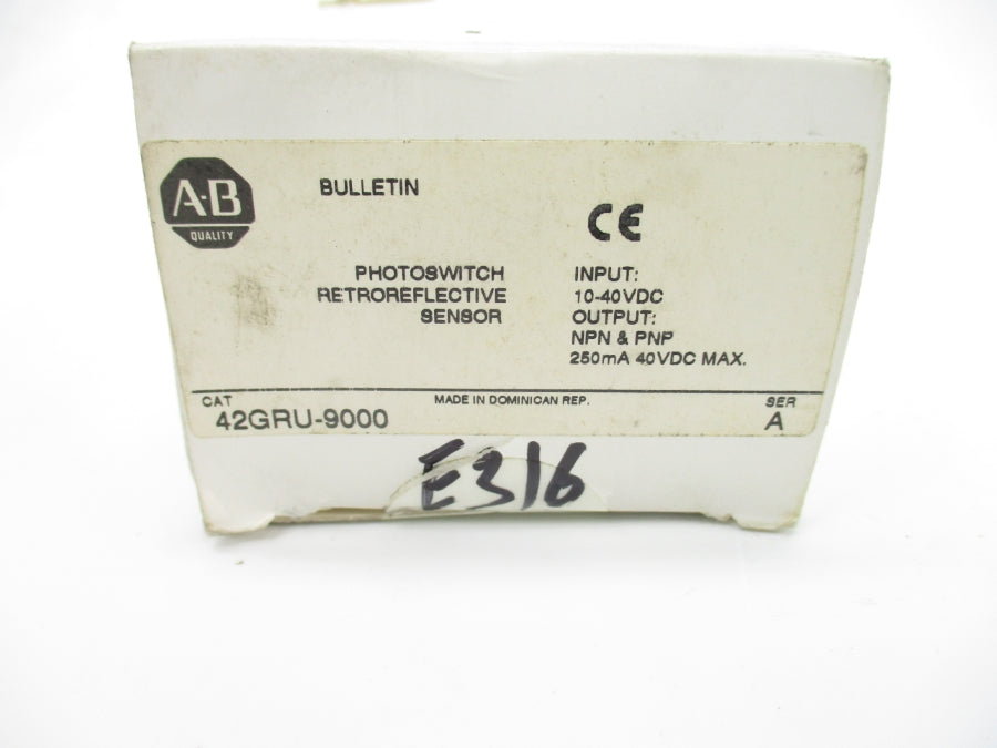 ALLEN BRADLEY 42GRU-9000 SER. A 10-40VDC (WH) NSMP