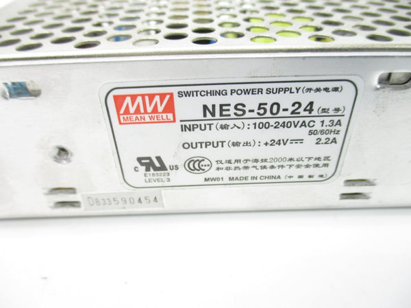 MEAN WELL NES-50-24 100-240VAC 1.3A UNMP