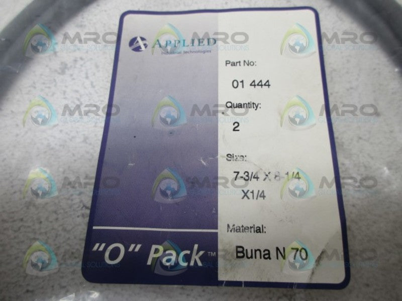 APPLIED 01444 PK OF 2 "O" PACK NSMP