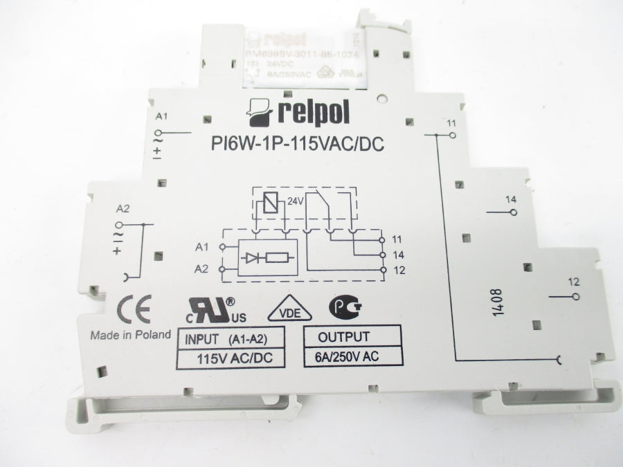 RELPOL PI6W-1P-115VAC/DC 115VAC/DC 6A NSNP