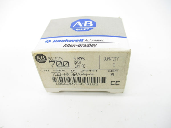 ALLEN BRADLEY 700-HK32A24-4 SER. A 24VAC 5A (GY/BL) NSMP