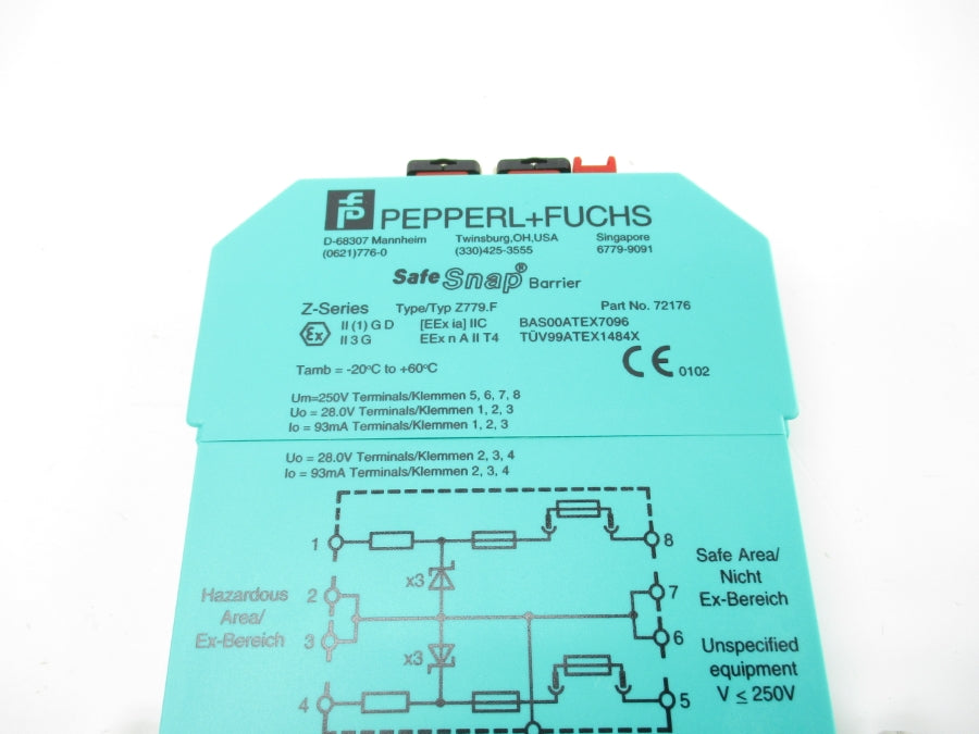 PEPPERL+FUCHS Z779.F 72176 250V NSNP