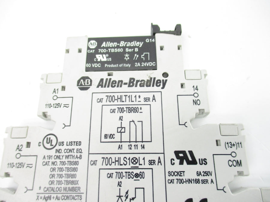 ALLEN BRADLEY 700-HLT1L160 SER. A 60VDC 2A NSNP
