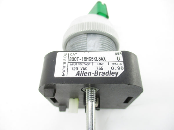 ALLEN BRADLEY 800T-16HG5KL8AX SER. U 120VAC NSNP