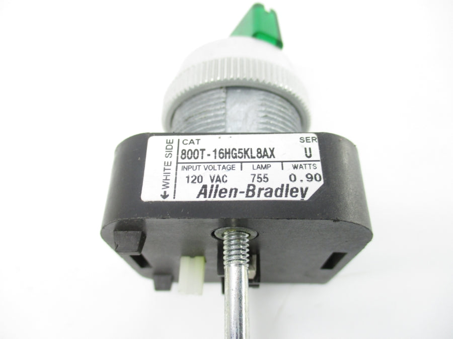 ALLEN BRADLEY 800T-16HG5KL8AX SER. U 120VAC NSNP