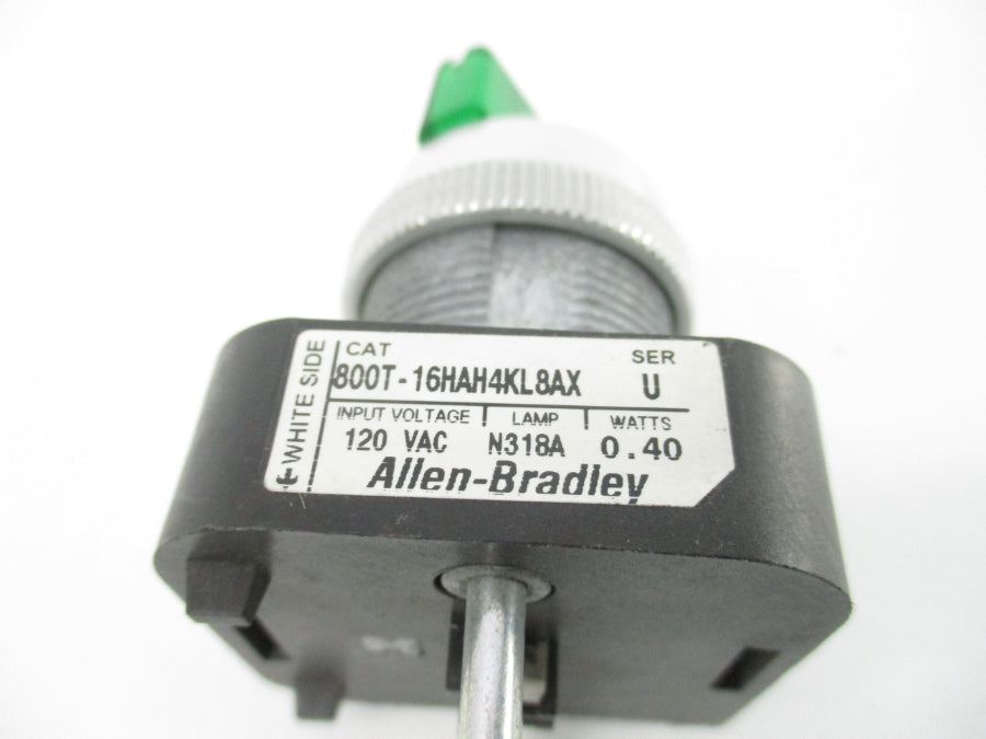 ALLEN BRADLEY 800T-16HAH4KL8AX SER. U 120VAC NSNP