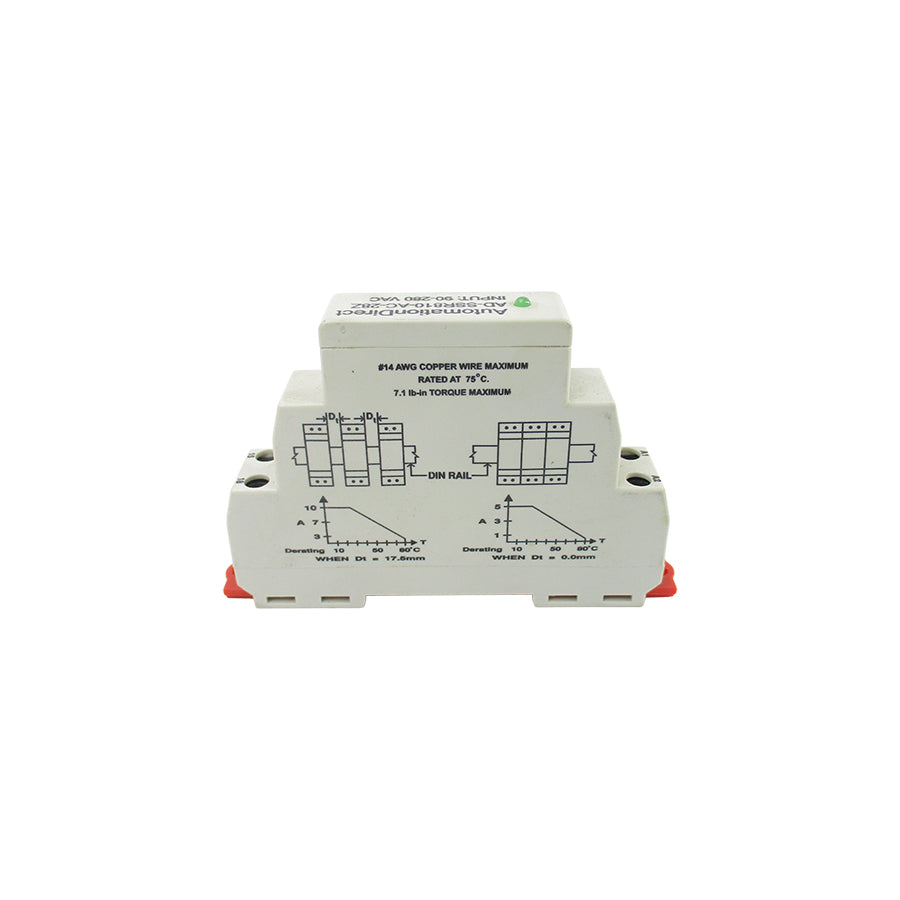 AUTOMATION DIRECT AD-SSR810-AC-28Z 90-280VAC 10A NSNP