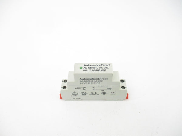 AUTOMATION DIRECT AD-SSR810-AC-28Z 90-280VAC 10A NSNP
