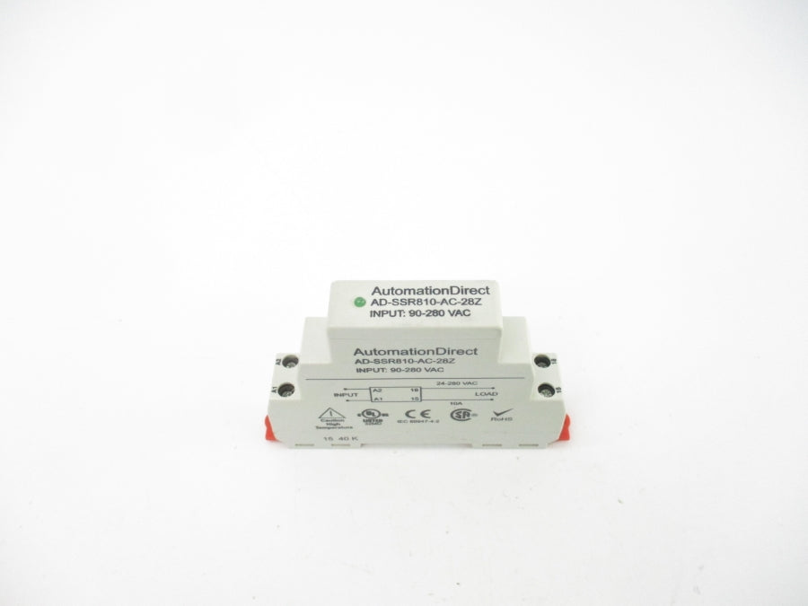 AUTOMATION DIRECT AD-SSR810-AC-28Z 90-280VAC 10A NSNP
