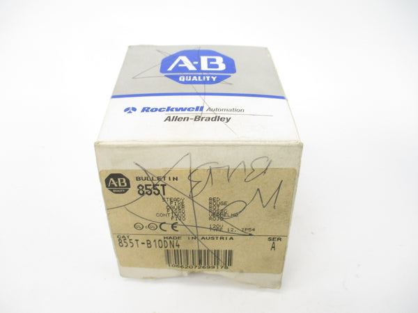 ALLEN BRADLEY 855T-B10DN4 SER. A 120VAC 0.058A (NO BULB) (GY/BL) NSMP