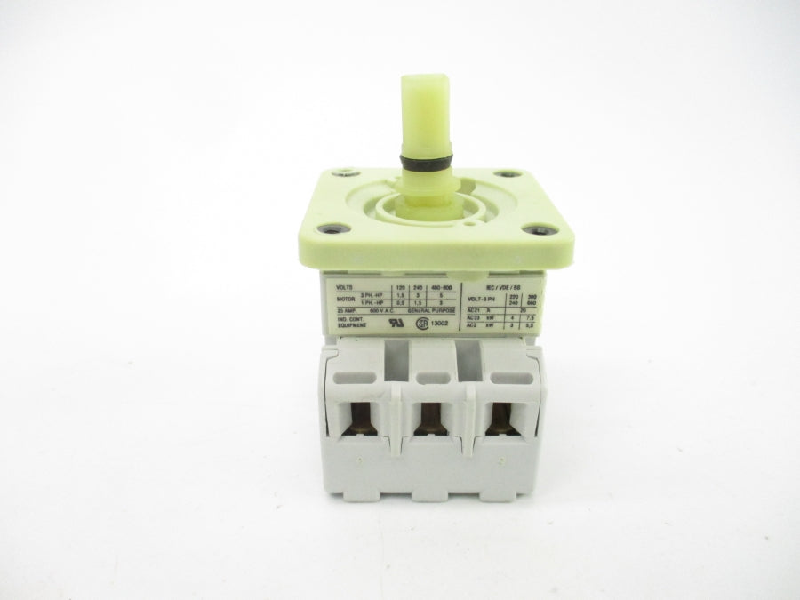 ALLEN BRADLEY 194E-E20-1753 SER. A 600VAC 25A (BR/WH) NSMP