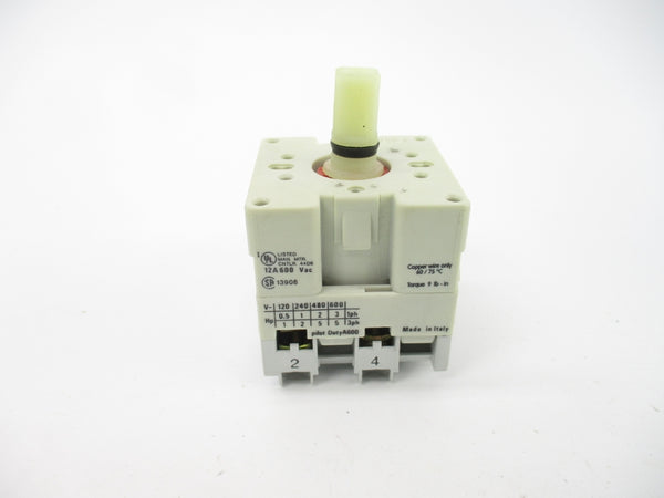ALLEN BRADLEY 194L-E12-1752 SER. A 600VAC 12A (WH/YL) NSMP