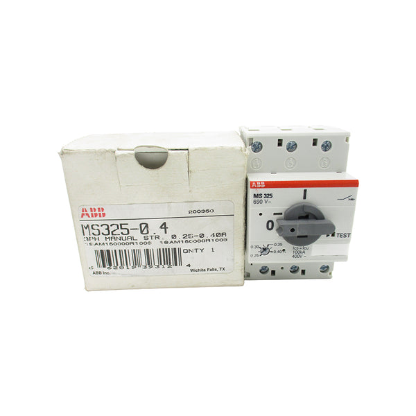 ABB MS325-0.4 1SAM150000R1003 690V 0.25-0.40A NSMP