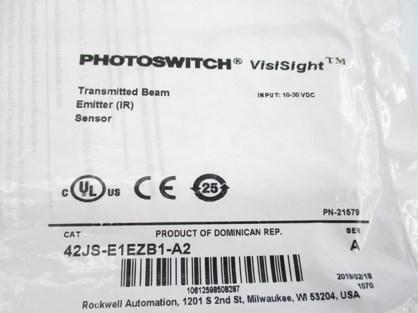 ALLEN BRADLEY 42JS-E1EZB1-A2 SER. A 10-30VDC NSMP
