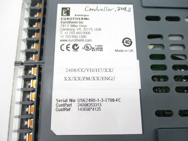 EUROTHERM 2408/CC/VH/H7/XX/XX/XX/FM/XX/ENG// NSNP