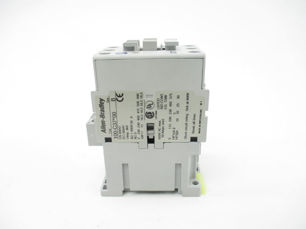 ALLEN BRADLEY 100-C37D10 SER. B 110/120V (BR/WH) NSMP