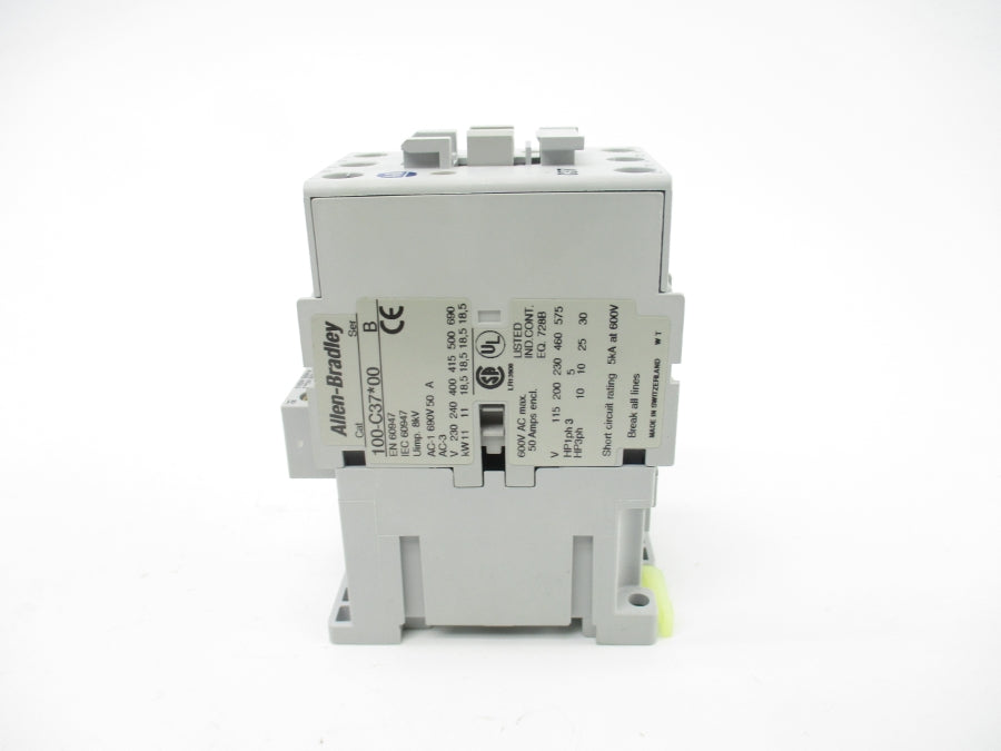 ALLEN BRADLEY 100-C37D10 SER. B 110/120V (BR/WH) NSMP