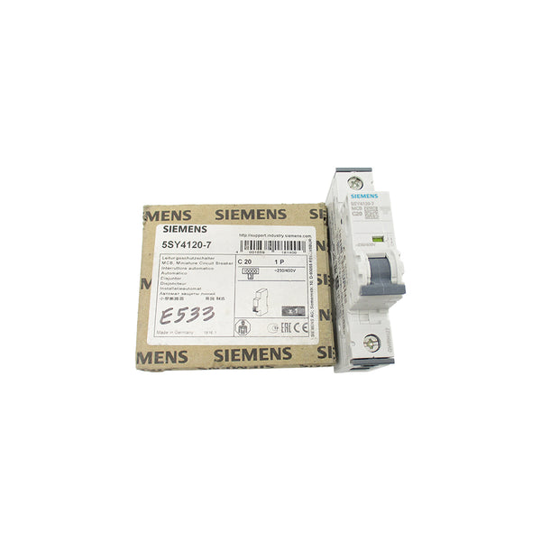 SIEMENS 5SY4120-7 230/400V 20A NSMP