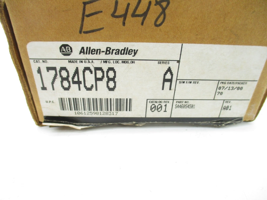 ALLEN BRADLEY 1784-CP8 SER. A REV. A01 NSMP