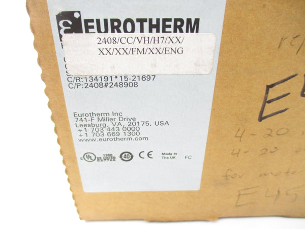EUROTHERM 2408/CC/VH/H7/XX/XX/XX/FM/XX/ENG NSMP