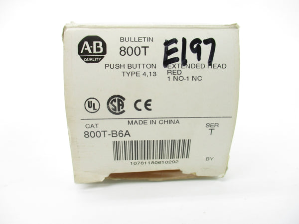 ALLEN BRADLEY 800T-B6A SER. T (AS PICTURED) (WH) NSMP