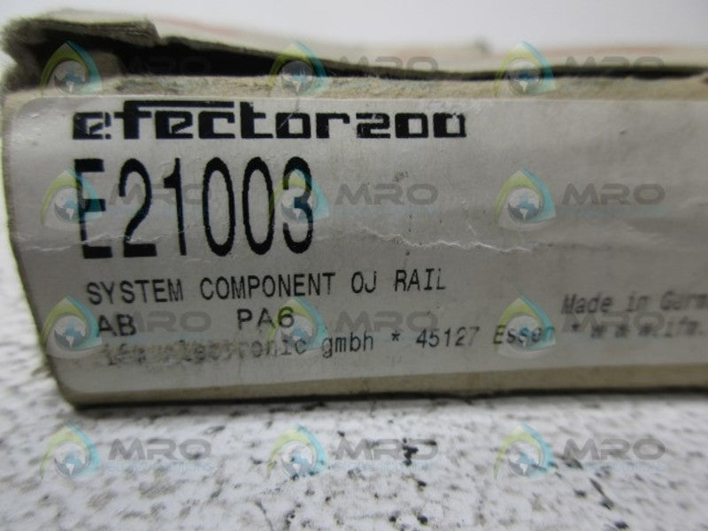 IFM EFECTOR E21003 OJ RAIL MOUNTING NSMP