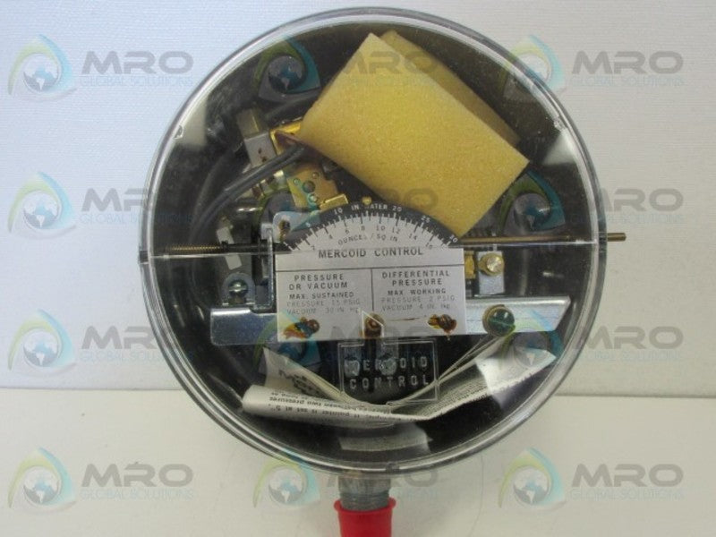 MERCOID PRL-3-P1 GAS PRESSURE SWITCH NSMP
