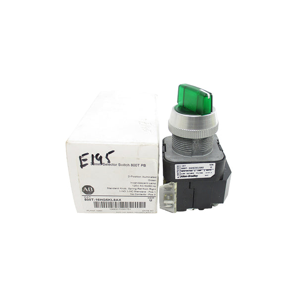 ALLEN BRADLEY 800T-16HG5KL8AX SER. U 120VAC (WH) NSMP