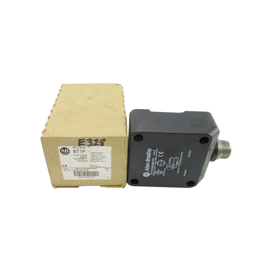 ALLEN BRADLEY 871F-K65N80-N3 SER. A 20-250VAC/DC (BR/WH) NSMP