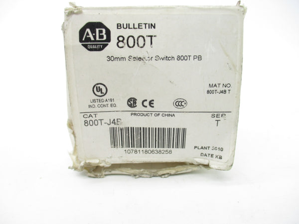 ALLEN BRADLEY 800T-J4B SER. T (WH) NSMP