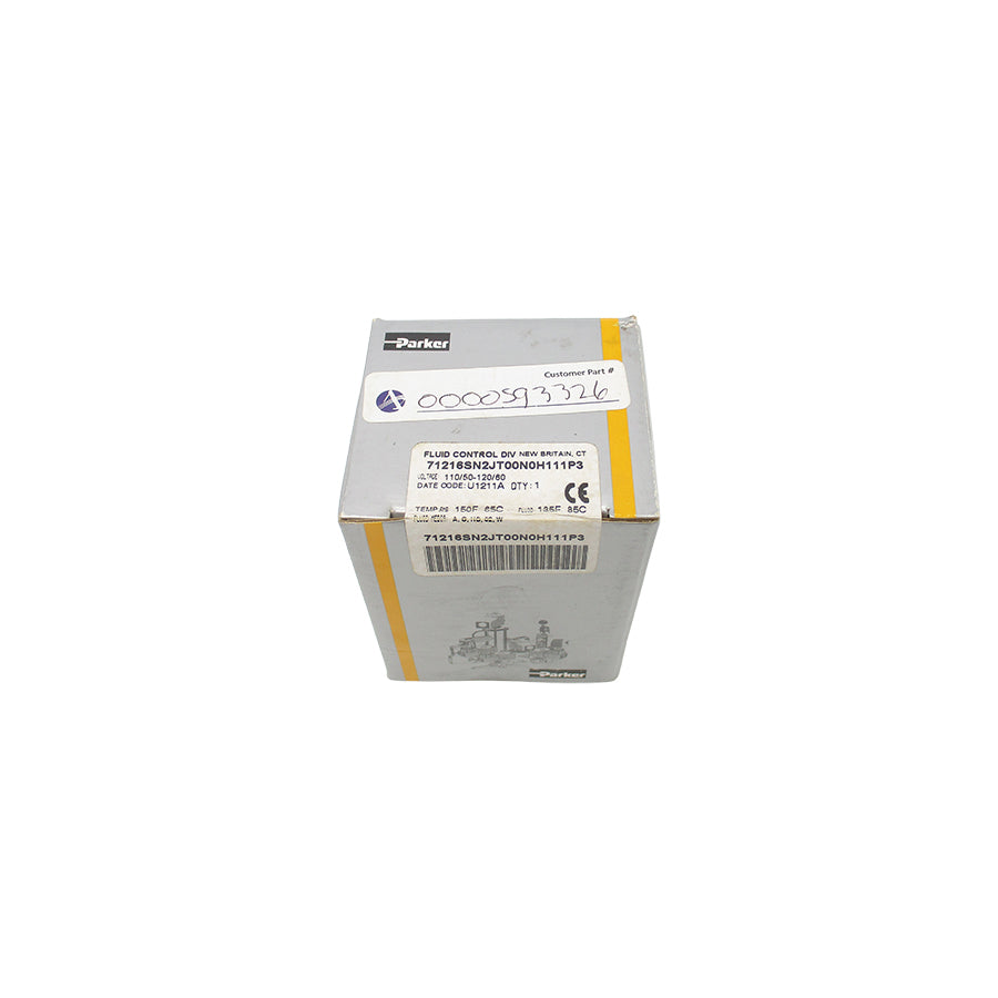 PARKER 71216SN2JT00N0H111P3 110/120V NSFS