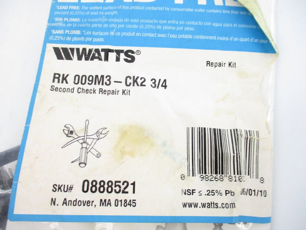 WATTS RK009M3-CK2-3/4 0888521 NSMP