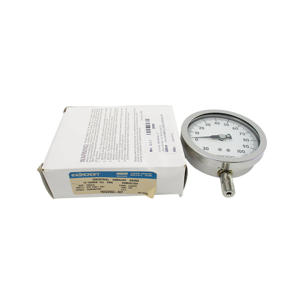 ASHCROFT 101009SW02LXMG30IMV&100# 100PSI NSMP