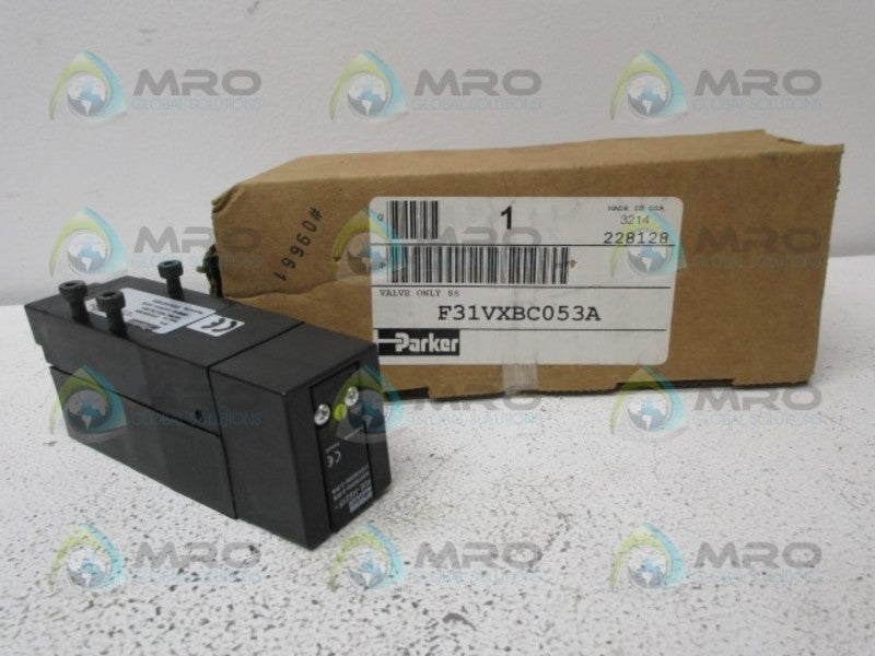 PARKER F31VXBC053A SOLENOID VALVE BLOCK NSMP