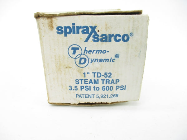 SPIRAX SARCO TD-52 3.5-600PSI 1" NSMP