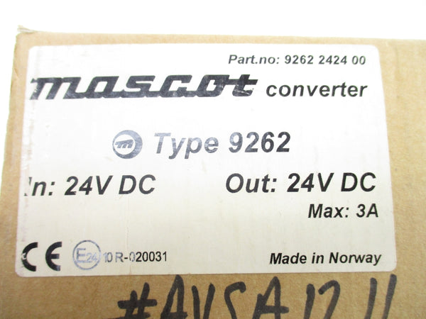 MASCOT 9262 24VDC (AS PICTURED) NSMP