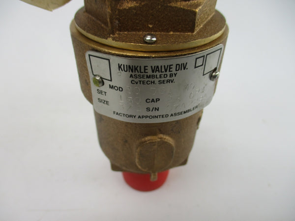 KUNKLE VALVE 20D01MG0150 150PSI 3/4" NSNP