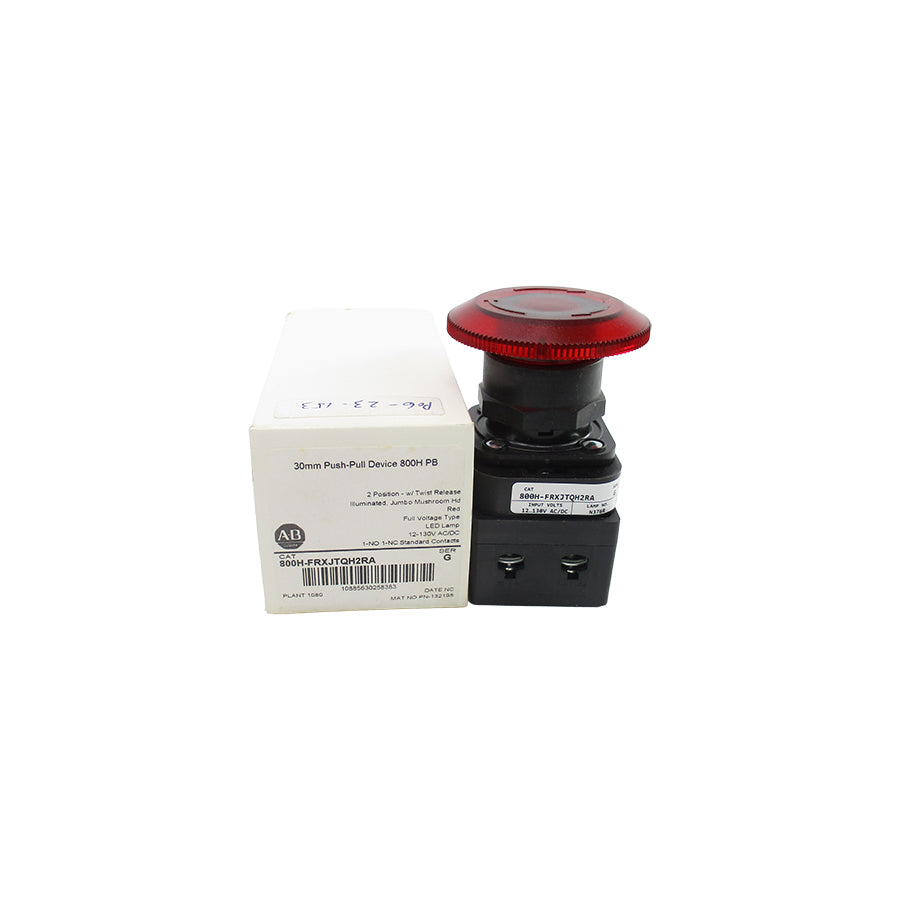 ALLEN BRADLEY 800T-FRXJTQH2RA SER. G 12-130VAC/DC (WH) NSMP