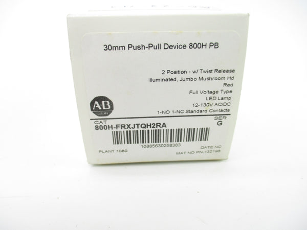 INDUSTRIAL SPARE PART 800T-FRXJTQH2RA SER. G 12-130VAC/DC (WH) NSMP