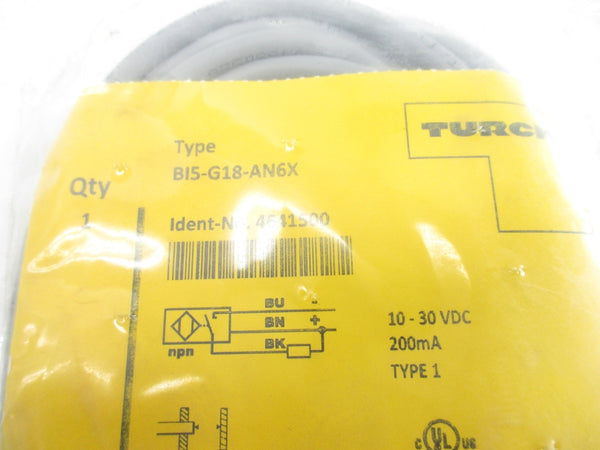 TURCK BI5-G18-AN6X 4641500 10-30VDC NSMP