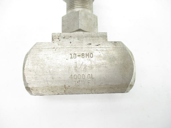 VALVE 4000GL 150F 18-8M0 1/2" UNMP