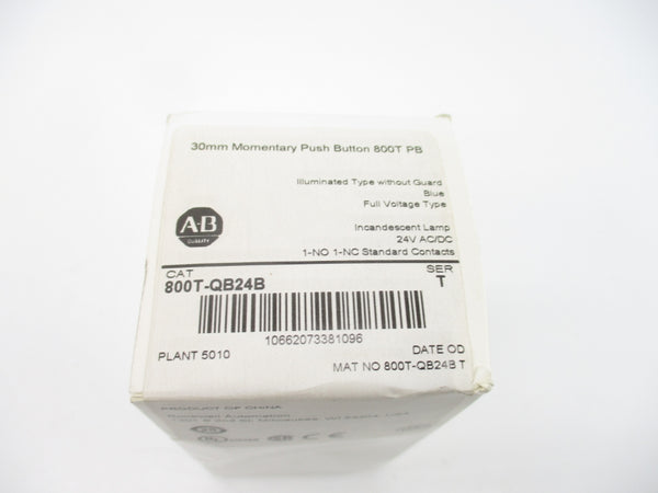 INDUSTRIAL SPARE PART 800T-QB24B SER. T 24VAC/DC (WH) NSFS
