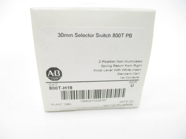 INDUSTRIAL SPARE PART 800T-H19 SER. U (WH) NSMP