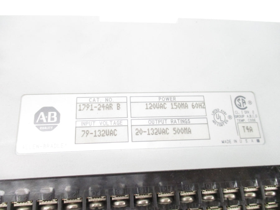 ALLEN BRADLEY 1791-24AR SER. B 79-132VAC UNMP