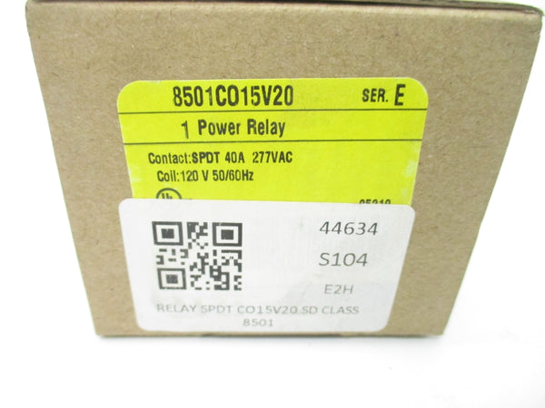 SQUARE D 8501CO15V20 SER. E 120V NSMP