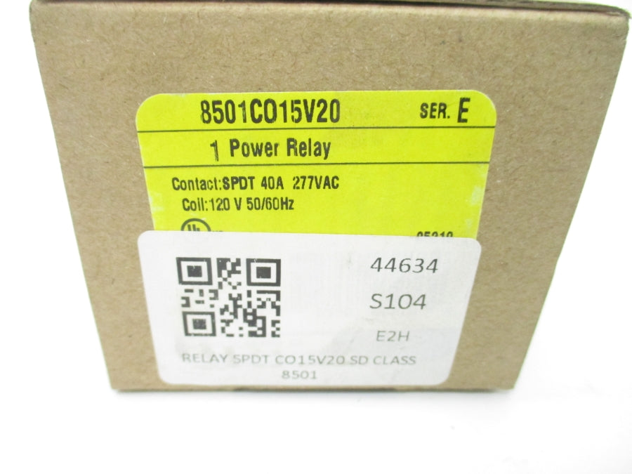 SQUARE D 8501CO15V20 SER. E 120V NSMP