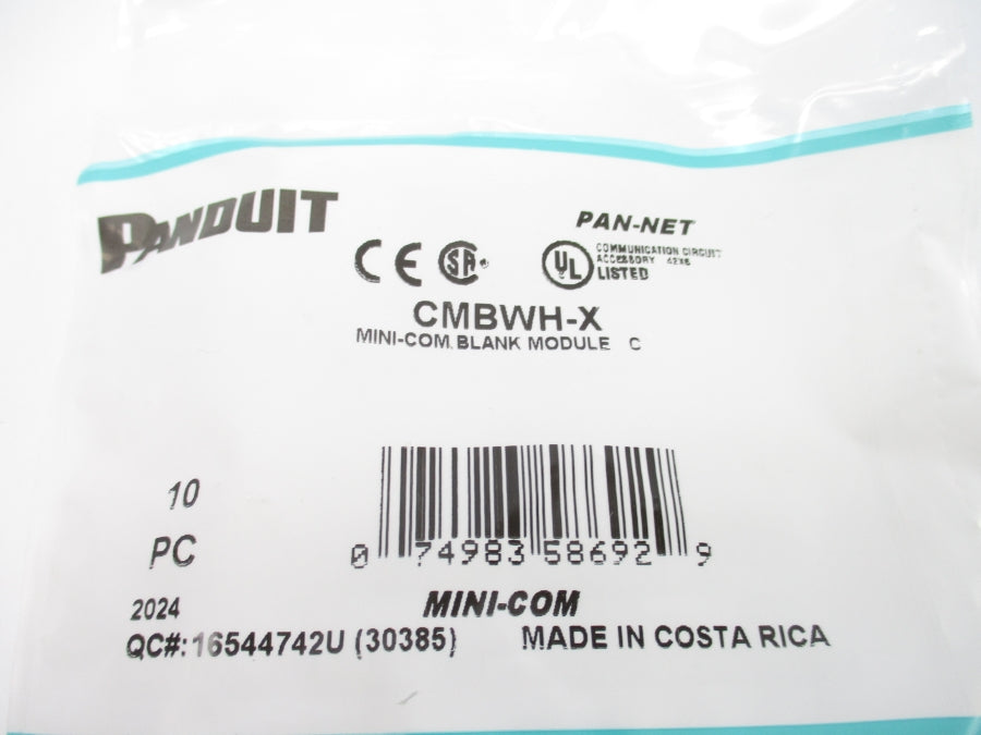 PANDUIT CMBWH-X (PKG OF 10) NSMP
